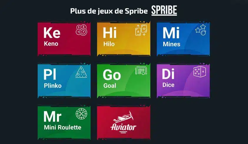 Jeux casino spribe