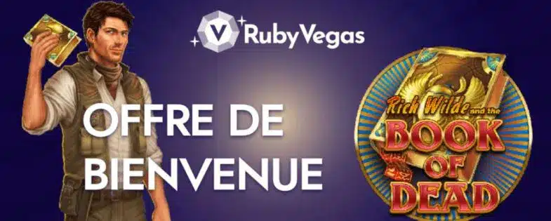 bonus bienvenue ruby vegas