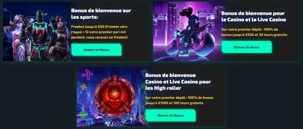 bonus casinozer