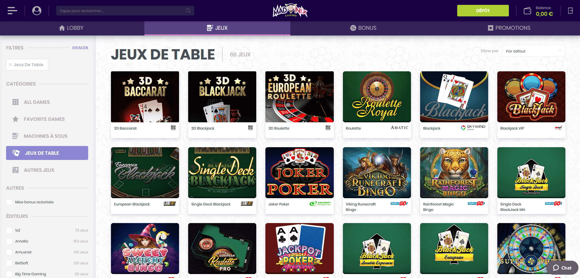 madnix casino avis retrait
