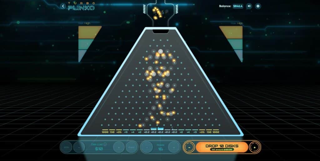 plusieurs billes turbo plinko