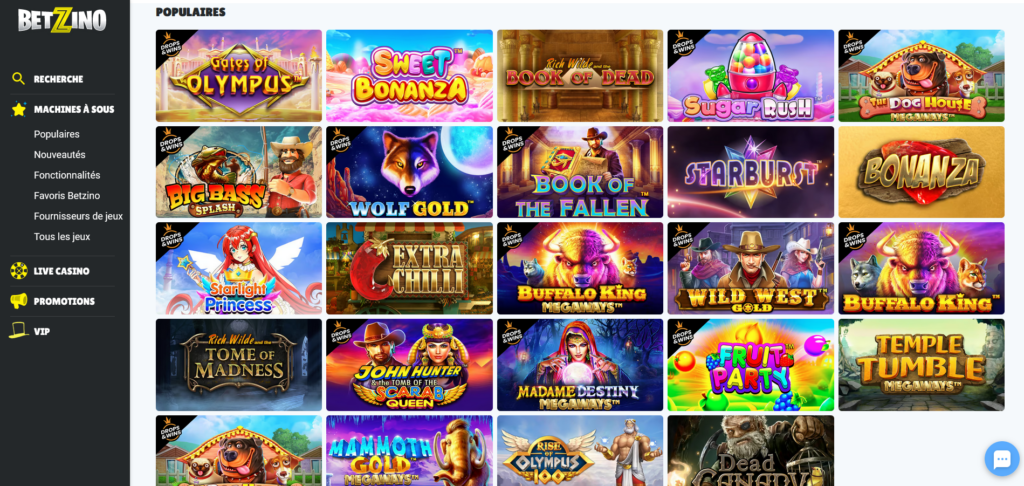 Betzino casino en ligne