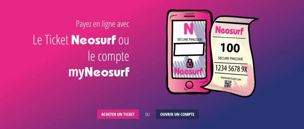 ticket neosurf.com