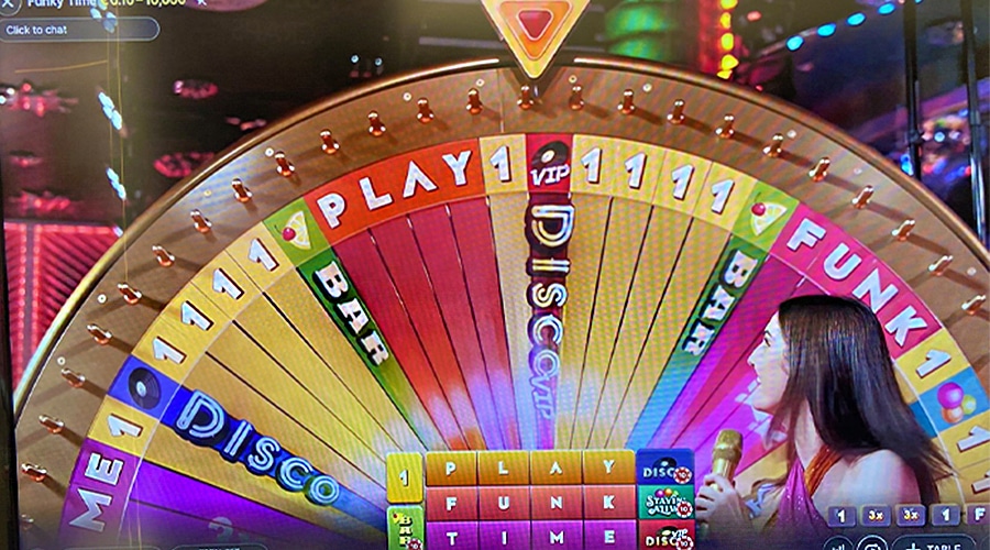 nouveau jeu live casino funky time live