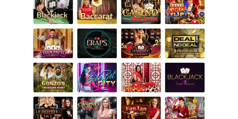 meilleurs jeux en direct live casino