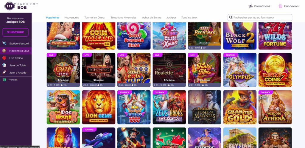 jackpot bob machine a sous