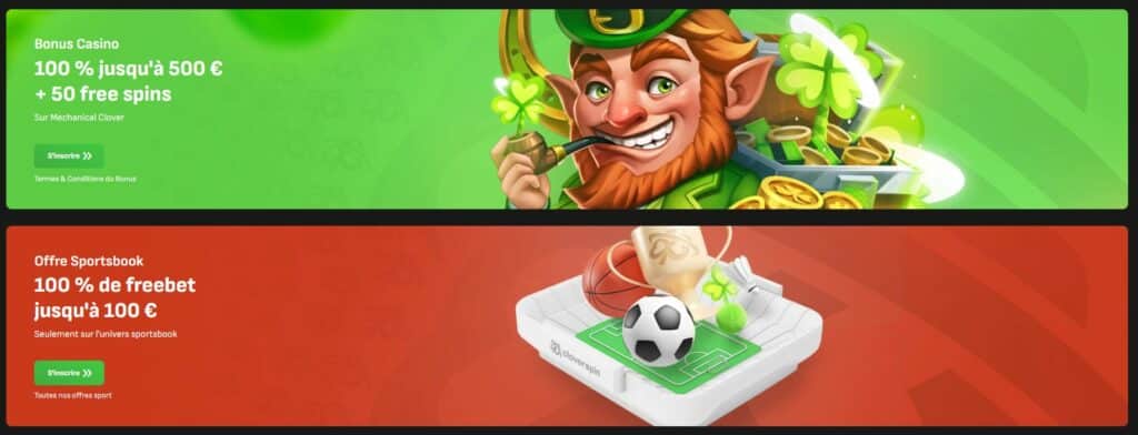 bonus cloverspin casino