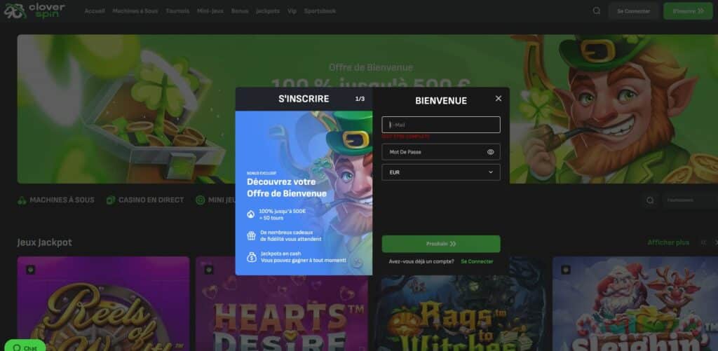 inscription cloverspin