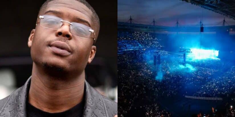 Ninho devant 80 000 spectateurs au Stade de France