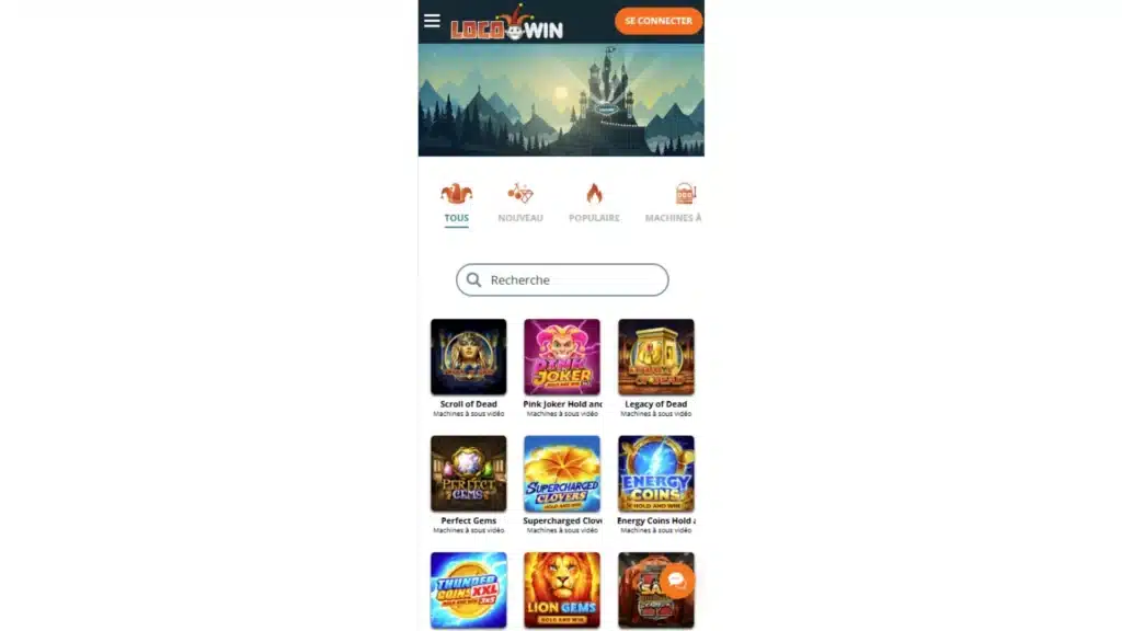 Locowin jeux de casino