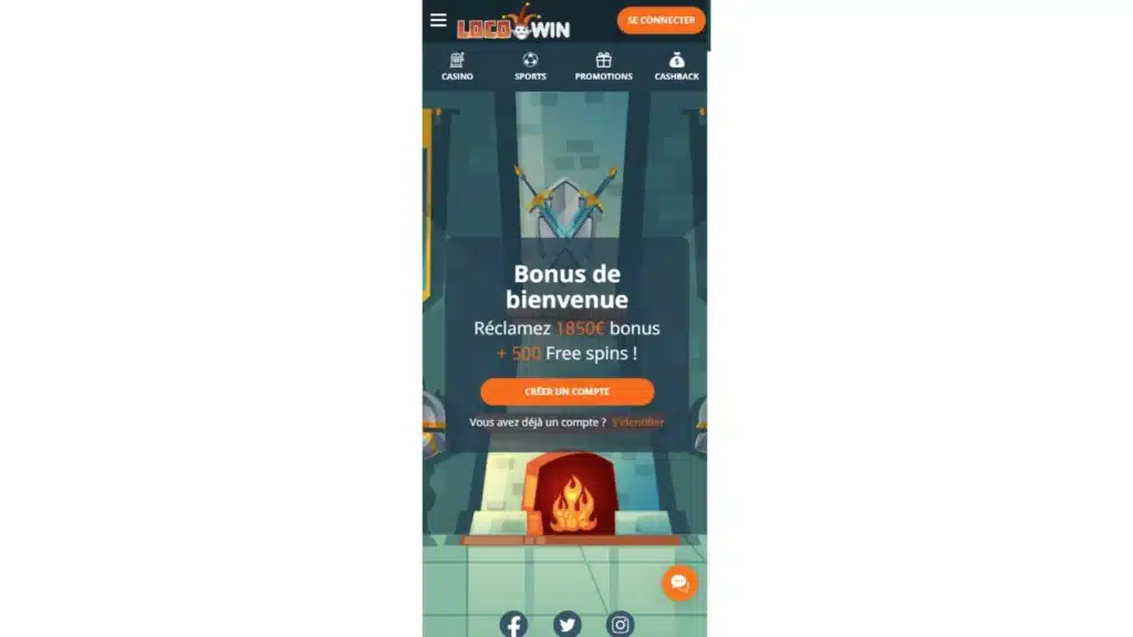 Locowin bonus de bienvenue
